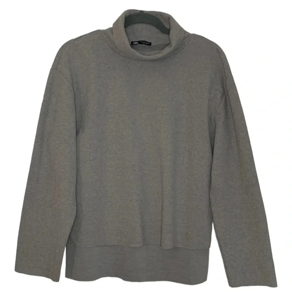 Zara Turtleneck High Low Sweater
